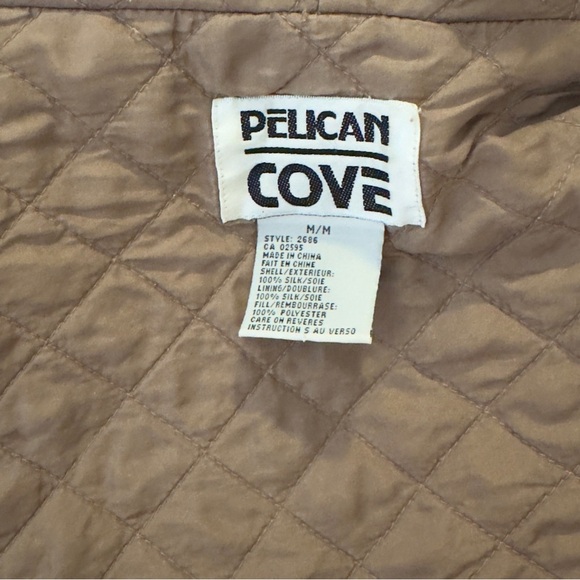 Vintage 90s Silk Bomber Jacket Cropped with Hood - Picture 14 of 15